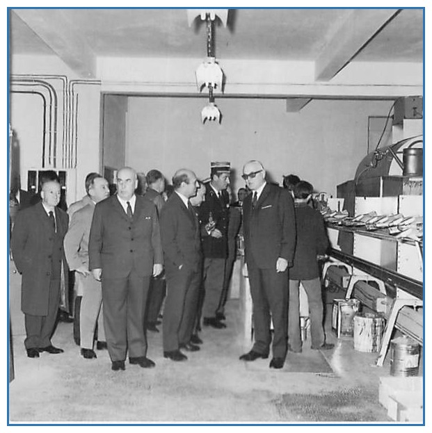 Inauguration de la nouvelle usine en 1967