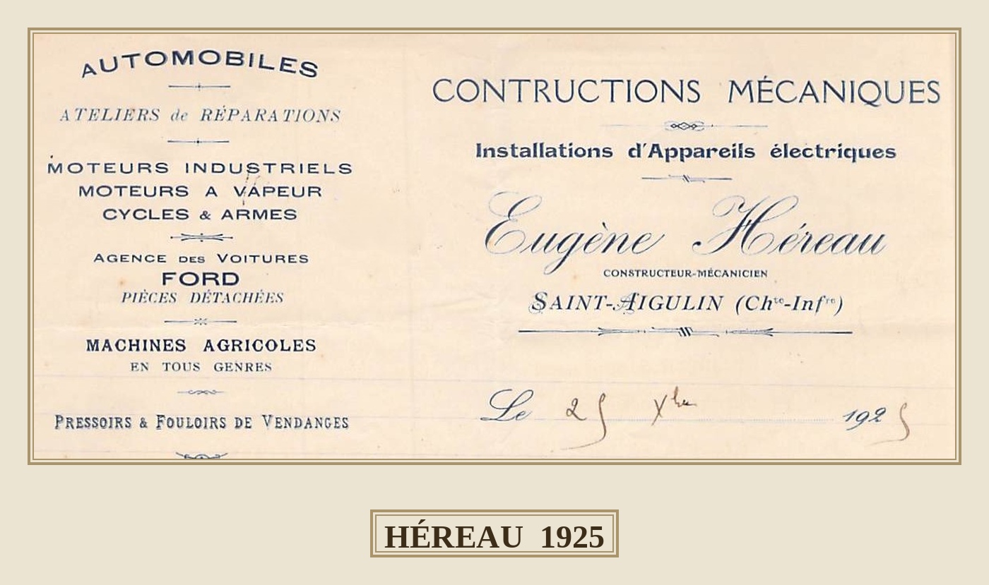 Le garage d’Eugène Héreau :  Citroën et Mathis Stock