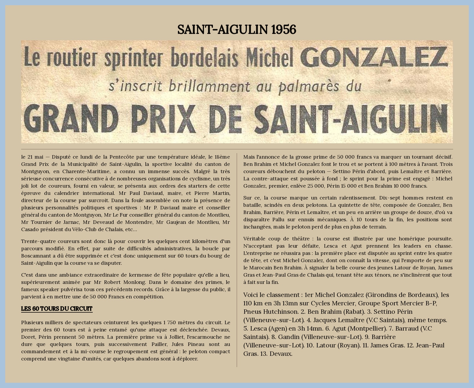 Le Grand Prix de 1957