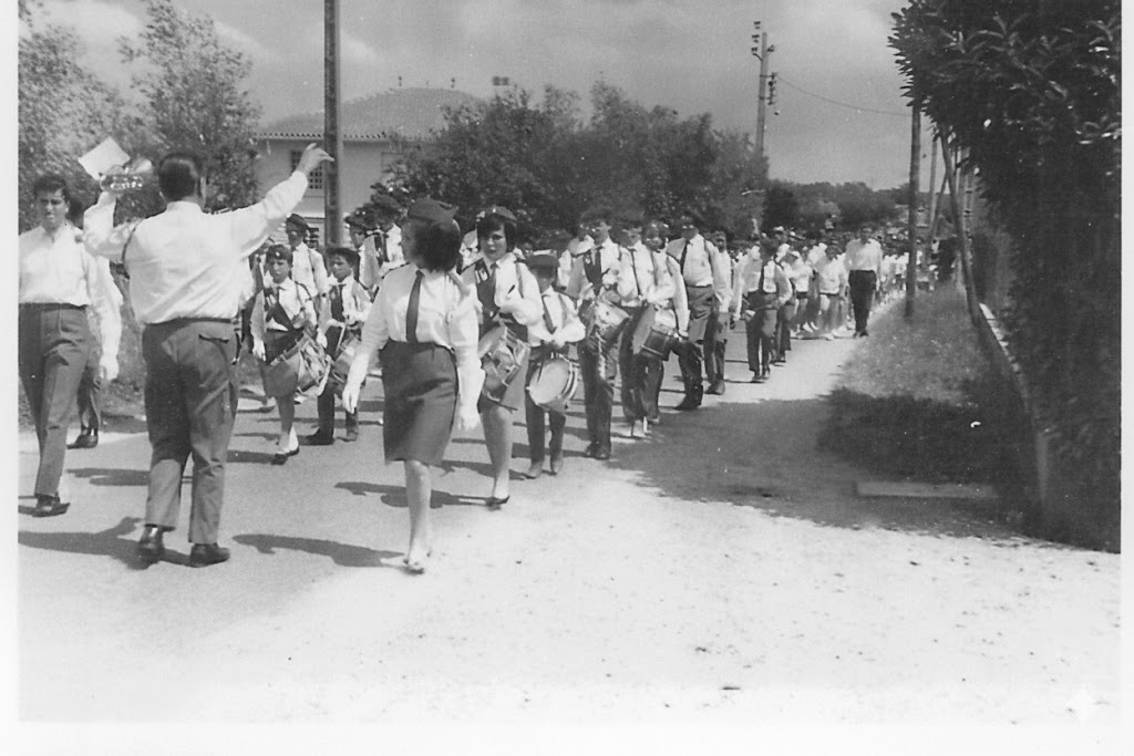 La fanfare en tête de cortège
