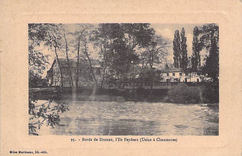 L’usine de l’île Feydeau vers 1900