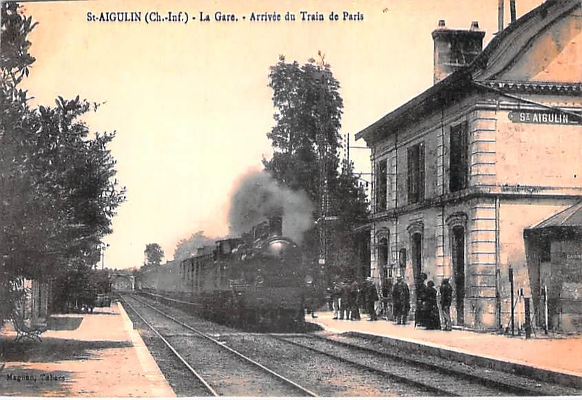 L’arrivée du train d’Angoulême