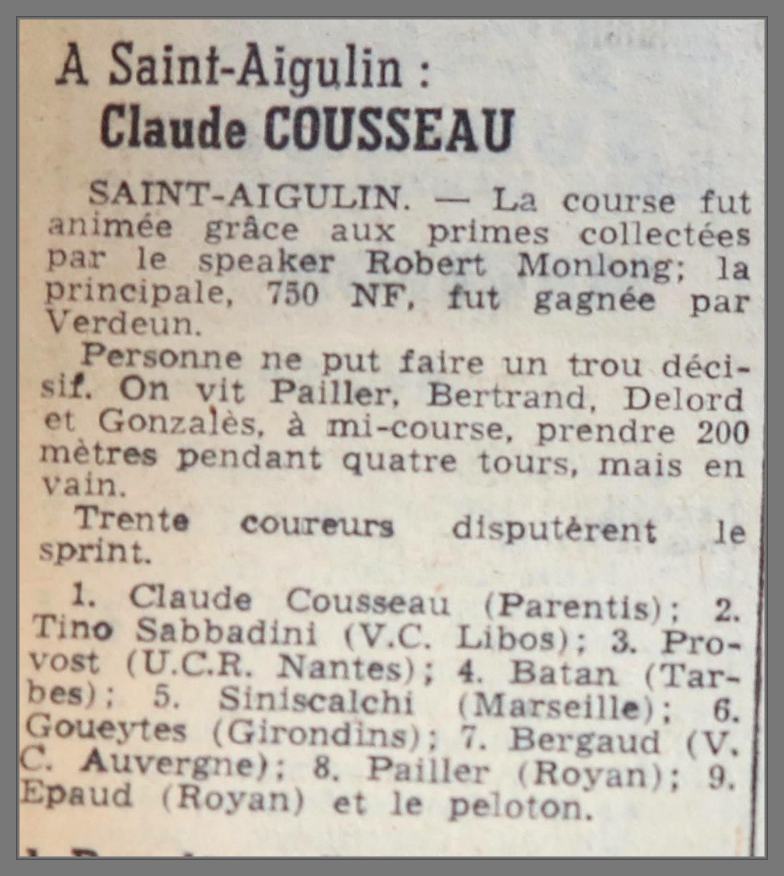 Les solides du Grand Ouest